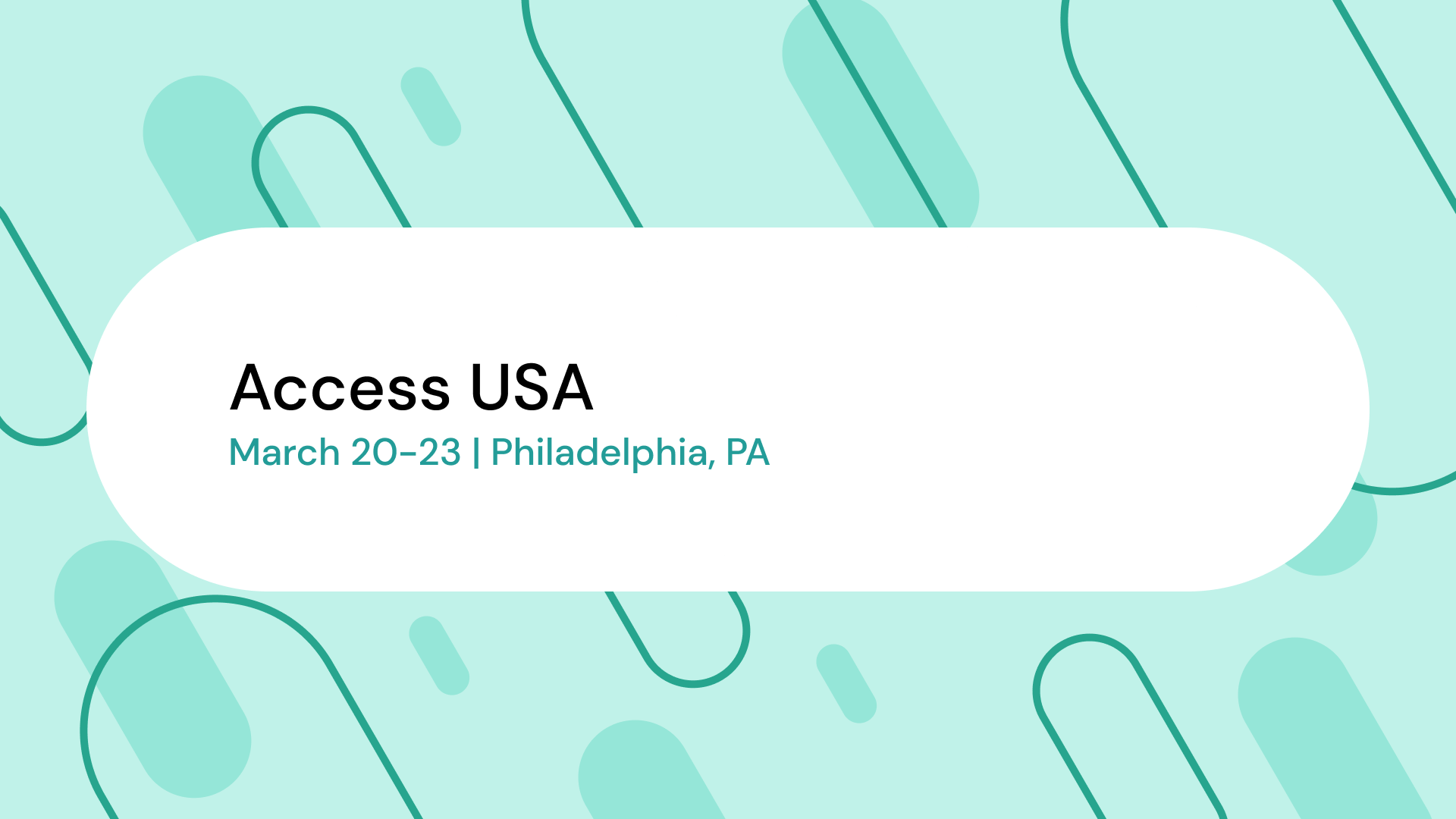 Access USA | Authenticx at Events Landing Page